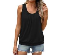 HEONSATI Donna Canotte Sportive Cotone Casual Canottiera Estiva Leggera Tank Top Senza Cuciture Eleganti Palestra Spiaggia Spalla Larga Gilet Senza Manica Spalline Regolabili Running Aderente