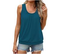 HEONSATI Donna Canotte Sportive Cotone Casual Canottiera Estiva Leggera Tank Top Senza Cuciture Eleganti Palestra Spiaggia Spalla Larga Gilet Senza Manica Spalline Regolabili Running Aderente
