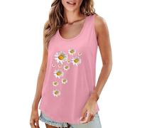 HEONSATI Donna Tank Top Cotone Sportive Casual Canottiere Senza Manica Traspirante Canottiera Taglie Forti Senza Cuciture Fitness Curvy Camicia Estiva Leggera Palestra Spiaggia Elasticizzata