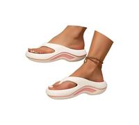 HEONSATI Infradito E Ciabatte Da Spiaggia Donna Ciabatte Supporto Arco Zeppa Eleganti Infradito Con Fondo Spesso Ortopediche Piscina Scarpe Aperte Antiscivolo Doccia Sandali Da Spiaggia Leggere