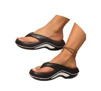 HEONSATI Infradito E Ciabatte Da Spiaggia Donna Scarpe Con Fondo Spesso Zeppa Aperte Infradito Supporto Arco Ortopediche Piscina Flip Flop Eleganti Comode Antiscivolo Pantofole Da Spiaggia Doccia
