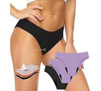 HEONSATI Mutande Mestruali per Mare Slip del Bikini Cotone Comode Costumi da Bagno Vita Alta Culotte Anti Perdite Ciclo Slip Mestruale a Prova di Perdite Pantaloni da Nuoto Periodo Traspirante
