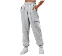 HEONSATI Pantaloni della Tuta da Donna Pantaloni Sportivi Harem Cotone Running Pantalone Tuta Vita Alta Lunghi Fitness Joggers Elasticizzato Pants Larghi Casual Y2k per Jogging Fitness Sport Yoga