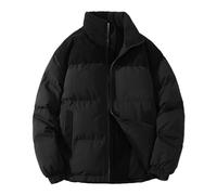 HEONSATI Piumini da Donna Corte Invernale Leggeri Cappotti Colletto in Piedi Trapuntato Imbottito Cappotto Cerniera a Maniche Lunghe Curvy Parka Corto Invernali Elegante Capispalla Donna Trapuntata