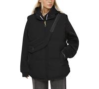 HEONSATI Piumini Donna Invernali Gilet Caldo Elegante Giubbotto Senza Maniche Invernale Leggero Giacca Imbottito Taglie Forti Cotone Smanicato Piumino Giubbotto Trapuntato con Tasche Lavoro