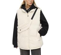 HEONSATI Piumini Donna Invernali Gilet Caldo Elegante Giubbotto Senza Maniche Invernale Leggero Giacca Imbottito Taglie Forti Cotone Smanicato Piumino Giubbotto Trapuntato con Tasche Lavoro
