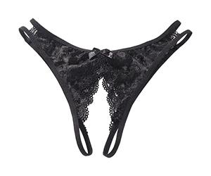 HEONSATI Slip Donna Trasparente Slip Hot Elasticizzato Perizoma Donna Aperto sotto Pancia Piatta Tanga G-String Sleepwear Sottili Perizoma Vita Alta Donna Push Up Intima Taglie Forti Hipster