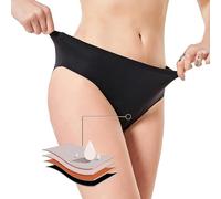 HEONSATI Slip Mestruali Mare Pantaloni da Bagno Anti Perdite del Bikini Costume da Bagno Tanga Brasiliano Slip Ciclo Protettive Periodico Pantaloni da Nuoto Triangolo Elastico Culotte Assorbenti
