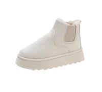 HEONSATI Stivali Neve da Donna Boots Invernali Termici Scarponcini Donna da Neve da Trekking con Fodera Stivaletti Antiscivolo Morbidi Comode Scarponi Dopo Sci Casual con Pelliccia Sintetica