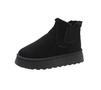 HEONSATI Stivali Neve da Donna Boots Invernali Termici Scarponcini Donna da Neve da Trekking con Fodera Stivaletti Antiscivolo Morbidi Comode Scarponi Dopo Sci Casual con Pelliccia Sintetica