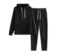 HEONSATI Tute Elegante Da Donna Cotone Tuta Da Ginnastica Invernale Completo Sportiva Due Pezzi Comodo Fitness Felpa Con Cappuccio E Pantaloni Tuta Completi Donna Palestra Casual Curvy Elastico