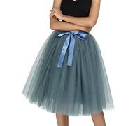 HEONSATI Tutu Donna Adulto Dance Dress Up Party Gonnellino Danza Classica Gonna Tulle Tulle Bubble Balletto Gonna Tulle da Donna Costume da Festa di Carnevale di Halloween Tutu Donna Adulto