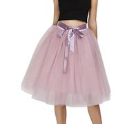 HEONSATI Tutu Donna Adulto Dance Dress Up Party Gonnellino Danza Classica Gonna Tulle Tulle Bubble Balletto Gonna Tulle da Donna Costume da Festa di Carnevale di Halloween Tutu Donna Adulto