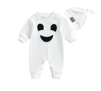 HEONSATI Vestito Halloween Bambino Zucca Vestito Da Carnevale Cosplay Unisex Tuta Di Halloween Bambino Bambina Pagliaccetto Da Zucca Body Per Bambini Set Da Pumpkin Baby Per Feste Di Carnevale