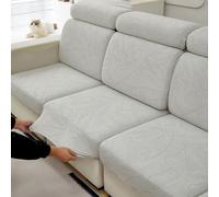 Heonsye Copriseduta Divano 3/2 Posti Elasticizzato Fodera per Cuscino del Sedile del Divano con Penisola Antiscivolo Coprisedile per Divano da Soggiorno Elastica Copri Cuscini Divano(B,L-Shaped)