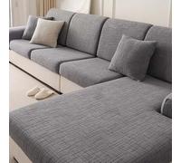 Heonsye Fodera Cuscino Sedile Divano Copricuscini Universali Elastici,Copertura Protettiva in Tessuto Jacquard Morbido,Lavabile E Antiscivolo,Confortevole per Tutte Le Stagioni(F,Backrest-l)