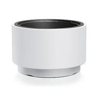Heos - Vaso per piante, 29,5 x 47 cm, rotondo, per interni ed esterni, per interni ed esterni, per piante da interno, per interni ed esterni, colore: Bianco