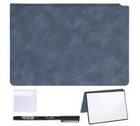 HEOUCH Lavagna Cancellabile Piccola, Non Magnetica, Cancellabile, Mini Lavagna, Quaderno Portatile, Scrittura su Due Lati, con Pennarello e Panno per Lavagna Bianca, Adatta per Casa, Ufficio, Scuola
