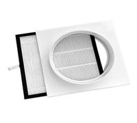 HEPA air with mesh suitable for 110mm PVC and PE pipes four-stage filtration, washable box for built-in systems in ducts and range hoods(110mm)