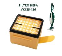 HEPA Filtro Compatibile con Folletto VK135/136 Igienico per Aspirapolvere