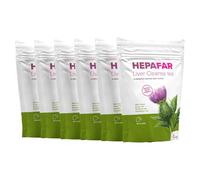 Hepafar Liver Cleanse - Tisana depurativa a base di erbe con cardo mariano, tè verde, radice di bardana e dente di leone. Un prodotto Sensilab, 120 bustine