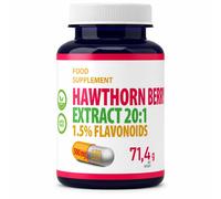 Hepatica Estratto di Bacca di Biancospino | 10.000 mg Equivalente | Estratto 20:
