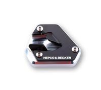Piastra cavalletto laterale argento/nero per Triumph Tiger 800 (2010-2014)