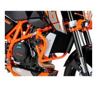 Staffa di protezione motore incl. Protectionpad arancione per KTM 690...