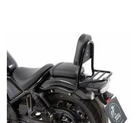 Sissybar con portapacchi (versione grezza) nero per Honda CMX 1100 Rebel /