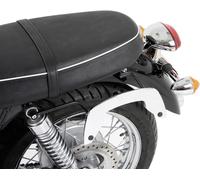 Hepco & Becker SUPP. BORSE SELLA C-BOW TRIUMPH BONNEVILLE, CROM. argento