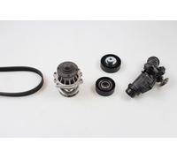 HEPU PK04720TH Pompa acqua + Kit cinghia Poly V