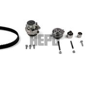 HEPU PK06690M Pompa acqua + Kit cinghie dentate per AUDI,MAN,SEAT,SKODA,VW