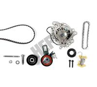 HEPU PK19010-XT1 Kit cinghia distribuzione pompa acqua N° denti: 131 20 mm con viti per puleggia albero a gomiti, con kit catena di comando