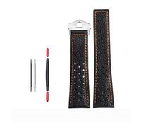 HEPUP 22 millimetri Genuino Pelle di Vitello Cinturino Per TAG Per HEUER Strap MONACO CARRERA Qualità Cinturino In Pelle Bracciale, 22mm, Agata
