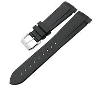 HEPUP Cinturino in gomma da 22 mm in silicone per braccialetti Tudor Heritage Black Bay Pelagos impermeabili, 22mm, agata