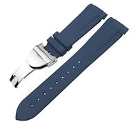 HEPUP Cinturino in gomma da 22 mm in silicone per braccialetti Tudor Heritage Black Bay Pelagos impermeabili, 22mm, agata