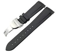 HEPUP Cinturino in gomma da 22 mm in silicone per braccialetti Tudor Heritage Black Bay Pelagos impermeabili, 22mm, agata