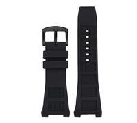 HEPUP Cinturino in gomma siliconica per orologio IWC Ingenieur da uomo, 30 x 16 mm, IW323601, IW323608, impermeabile, con fibbia ad ardiglione, 30-16mm, agata