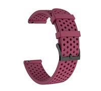 HEPUP Cinturino in silicone per orologio da 20 mm per cinturino fitness SUunto 3 per cinturino da polso Polar Ignite/2/Unite (colore: fucsia, taglia: per suunto 3 fitness)
