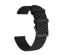 HEPUP Cinturino in silicone per orologio da 20 mm per cinturino fitness SUunto 3 per cinturino da polso Polar Ignite/2/Unite (colore: nero, taglia: per suunto 3 fitness)