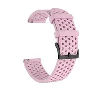 HEPUP Cinturino in silicone per orologio da 20 mm per cinturino fitness SUunto 3 per Polar Ignite/2/Unite Smartwatch cinturino Writband (colore: rosa, dimensione: 20 mm universale)