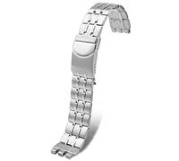 HEPUP per orologio Swatch da uomo, cinturino in metallo YVS451 YVS435 YCS443G, accessori per cinturini da 19 mm e 21 mm (Colore: colore acciaio, Dimensione: 19 mm)