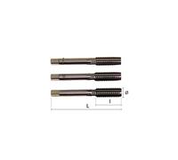 Hepyc 23010001202 - Maschio a mano per filettatura, ØM1.20x0.25mm, L 32mm, L 5.5mm (a 2.10 HSS DIN252/2181)