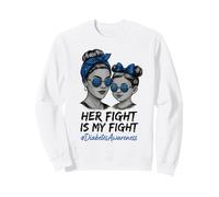 Her Fight Is My Fight Type 1 Diabetes Awareness Felpa