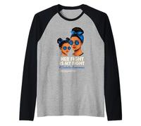 Her Fight Is My Fight Type 1 Diabetes Awareness Maglia con Maniche Raglan