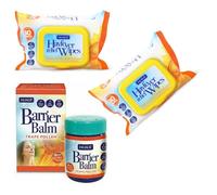 Her Flavour Salviette Nuage Hayfever e balsamo barriera contro gli allergeni | Salviette e balsamo per alleviare le allergie | Rimedio naturale contro la febbre da fieno 30 salviette richiudibili | Ad