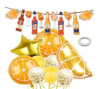 Her Last Spritz As A Miss Banner, Aperol Spritz Bridal Shower Party Decorations, Love at First Spritz Decorazioni per addio al nubilato, forniture per feste di fidanzamento, ghirlanda di palloncini da