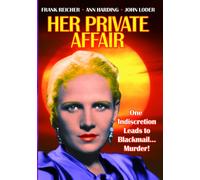Her Private Affair (DVD) Ann Harding Ann Harding