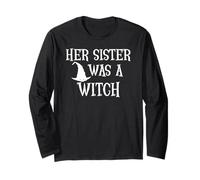 Her Sister Was a Witch Bro My Sisters a Witch Sister Witchy Maglia a Manica