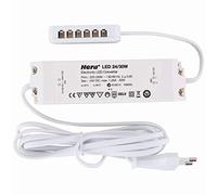 HERA 20604001201 a + + to a, Adattatore CA, Alimentatore 24v, Metallo, 10 W, integrato, grigio, 35 x 35 x 25 cm